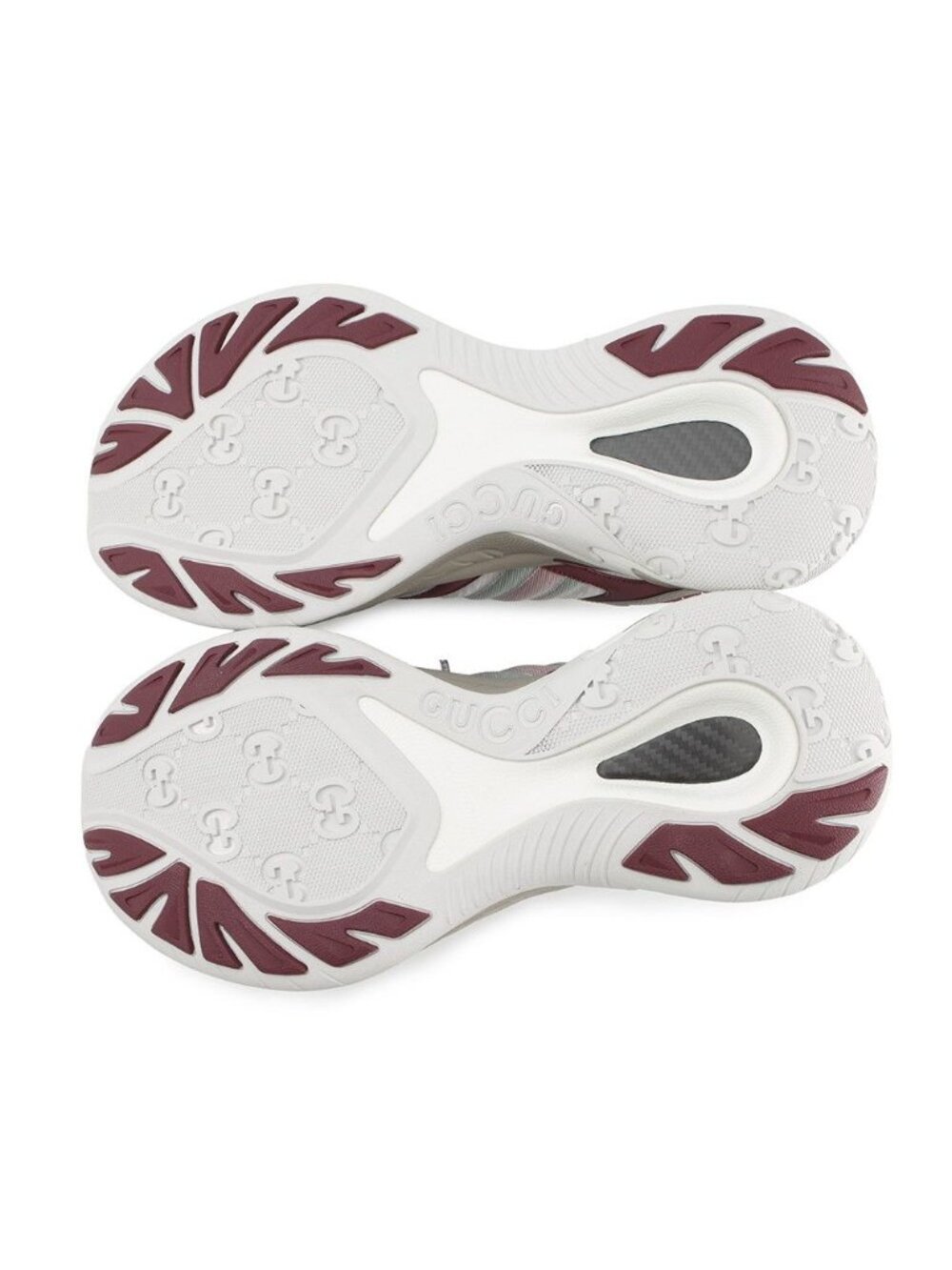 Gucci Sneakers 2.0 Mesh Leather Interlocking GG 7 Wine Red - Picture 4 of 10